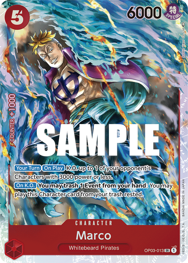Marco One Piece card