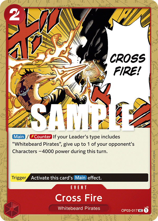 Cross Fire One Piece card
