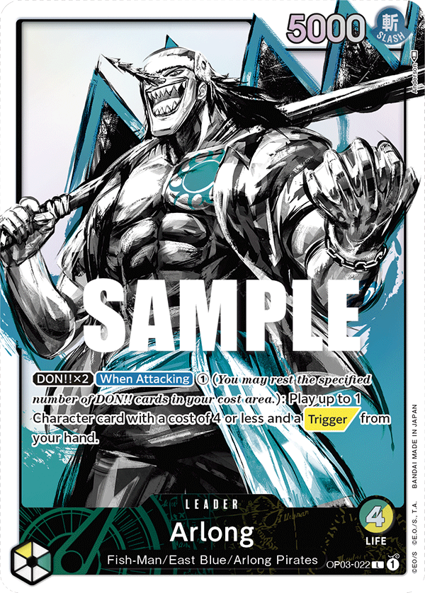 Arlong One Piece card
