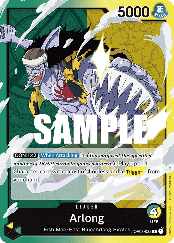 Arlong One Piece card