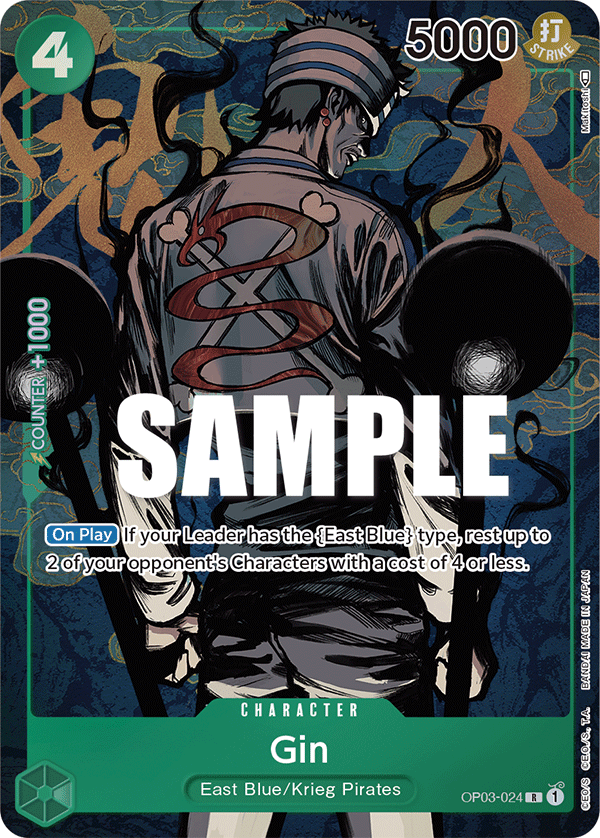 Gin One Piece card