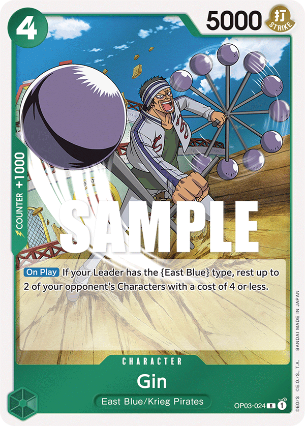 Gin One Piece card