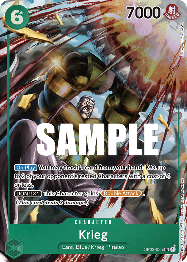 Krieg One Piece card