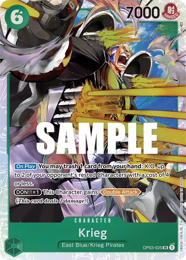 Krieg One Piece card
