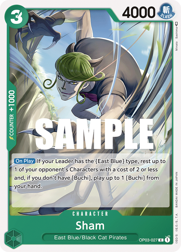 Sham One Piece card
