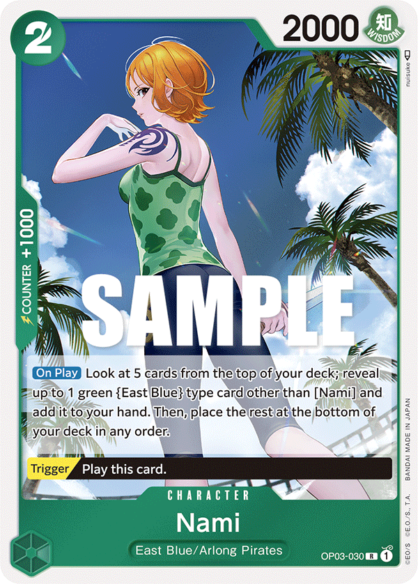 Nami One Piece card