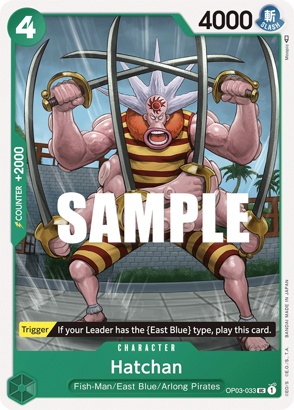 Hatchan One Piece card
