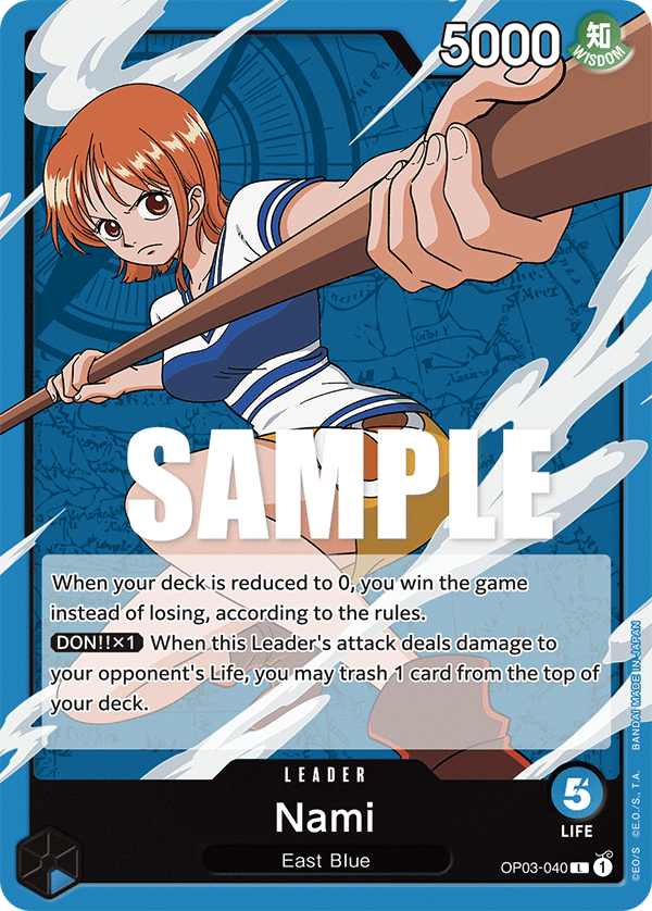 Nami One Piece card