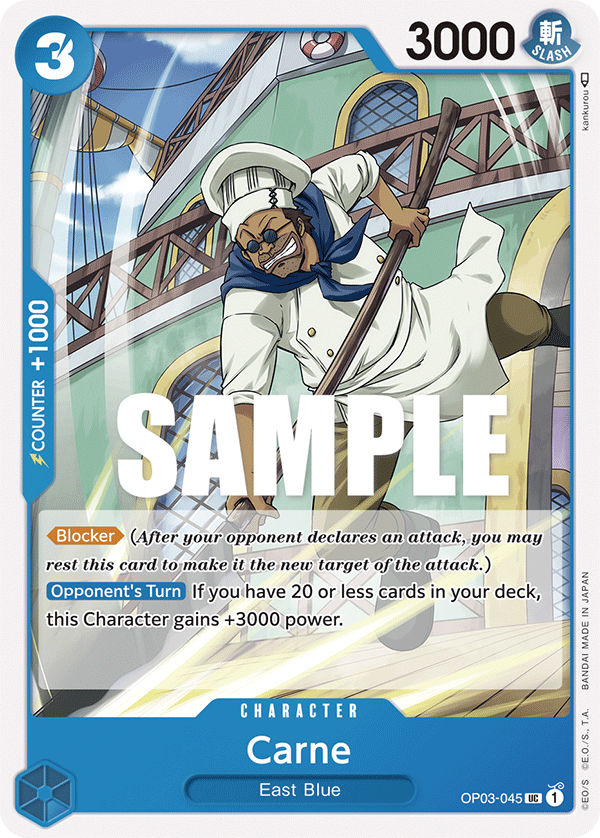 Carne One Piece card