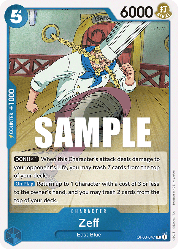 Zeff One Piece card