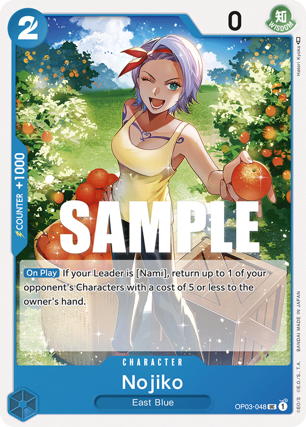 Nojiko One Piece card