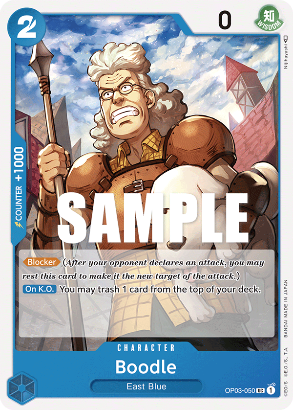 Boodle One Piece card