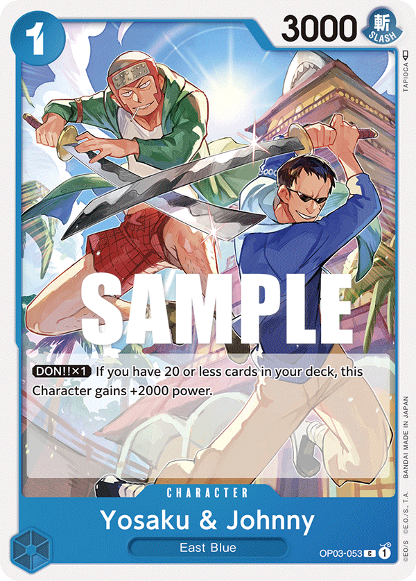 Yosaku & Johnny One Piece card
