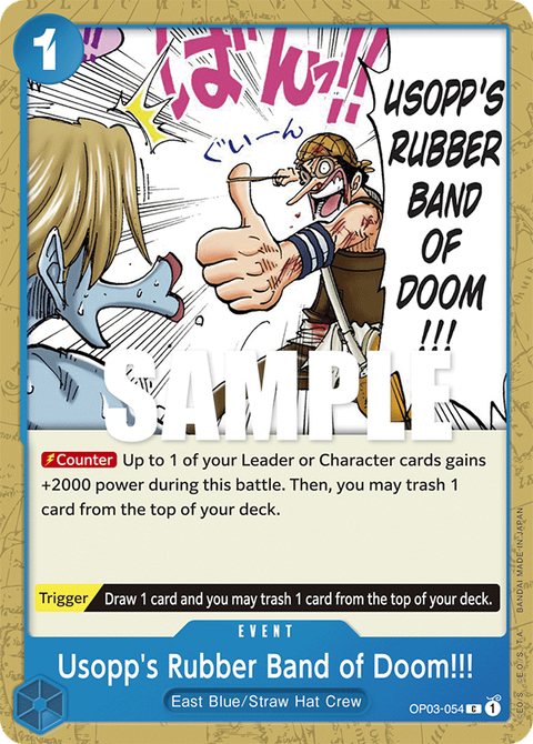 Usopp's Rubber Band of Doom!!!