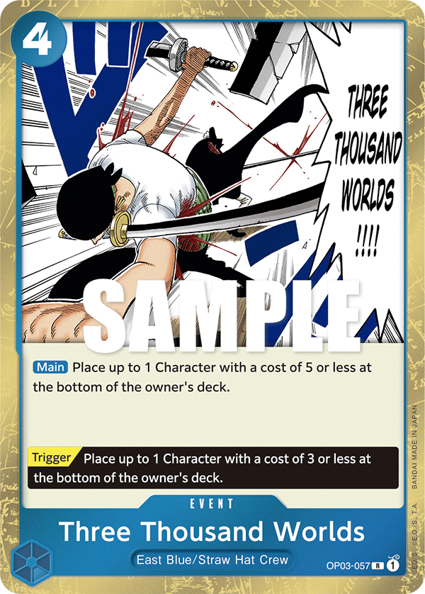 Three Thousand Worlds One Piece card