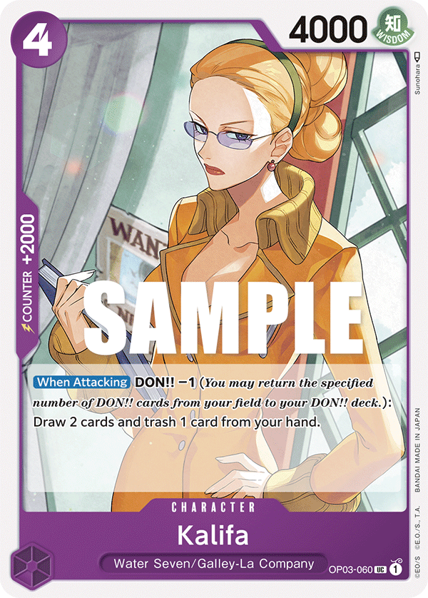 Kalifa One Piece card