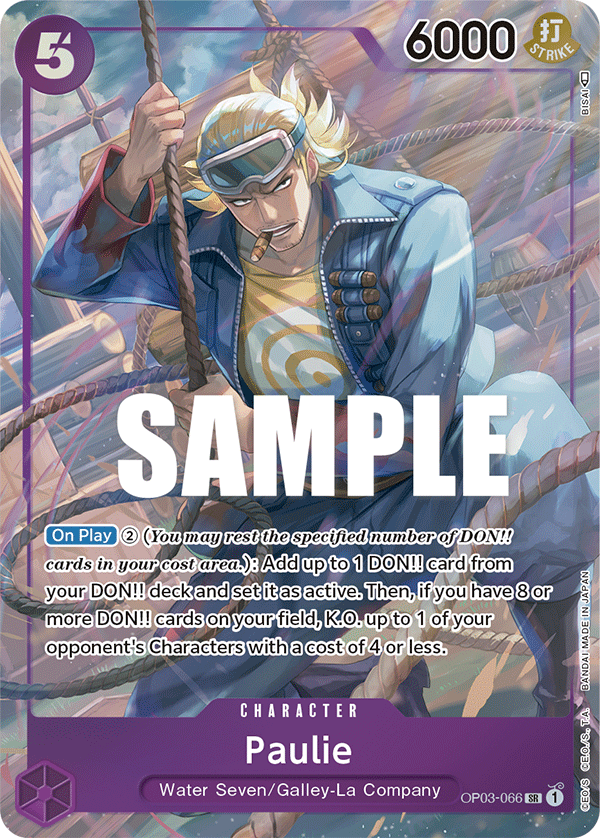 Paulie One Piece card