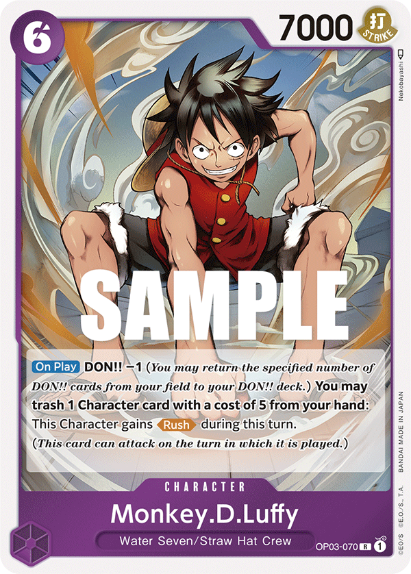 Monkey.D.Luffy One Piece card