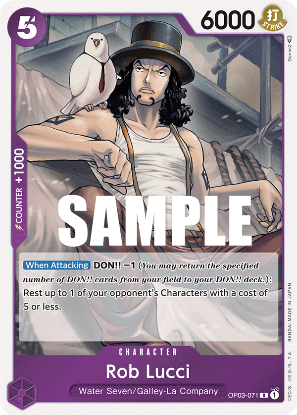 Rob Lucci One Piece card