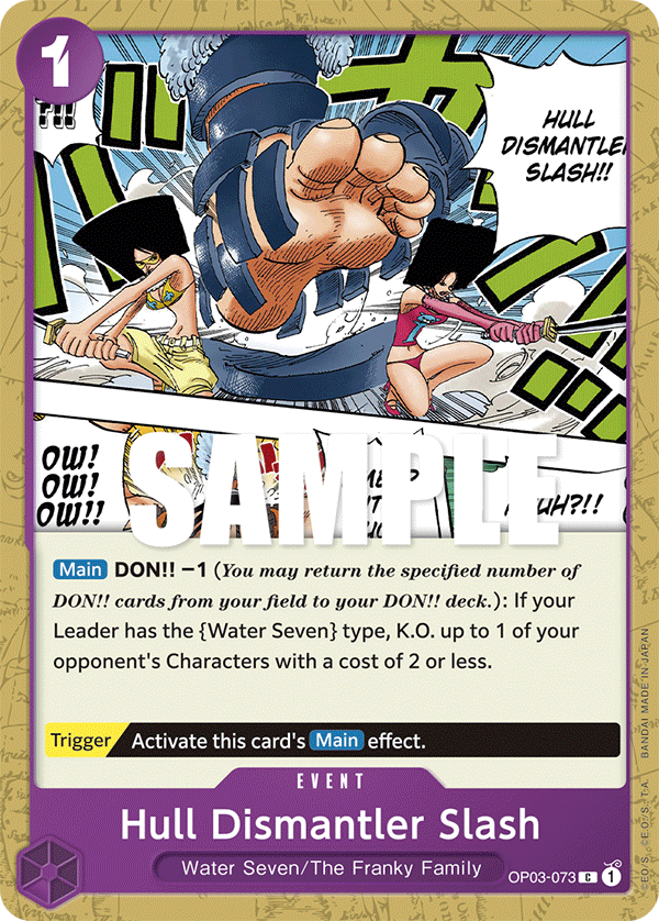 Hull Dismantler Slash One Piece card