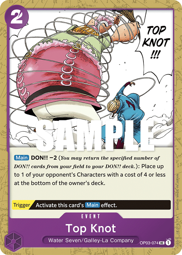 Top Knot One Piece card