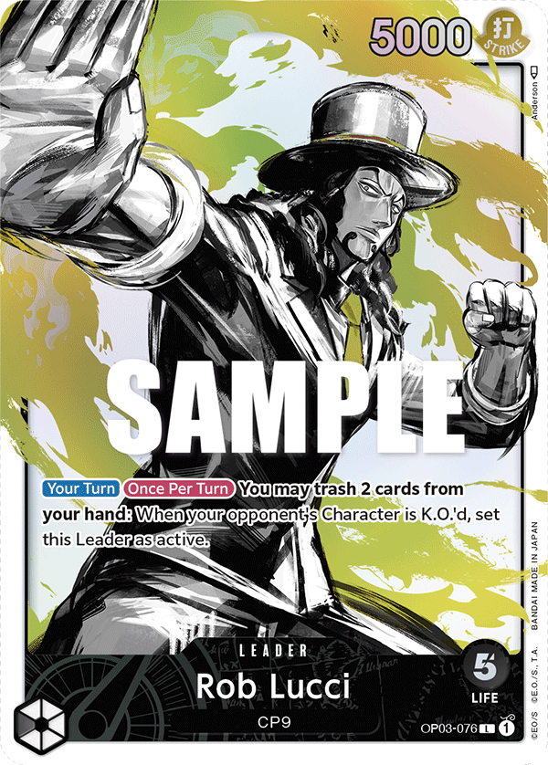Rob Lucci One Piece card