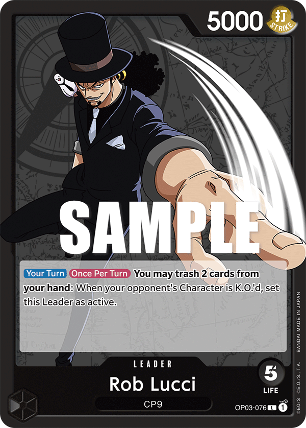 Rob Lucci One Piece card