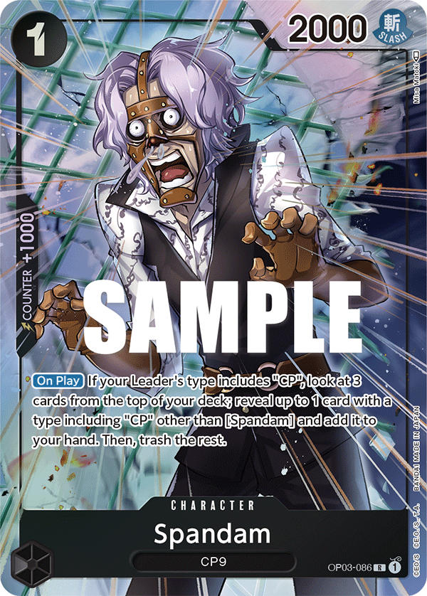 Spandam One Piece card