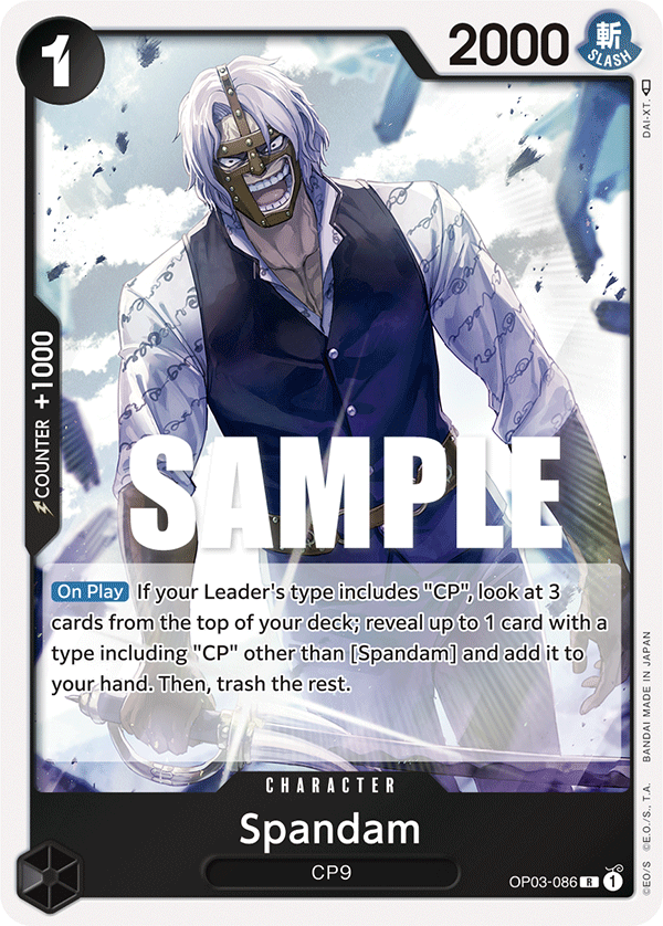 Spandam One Piece card