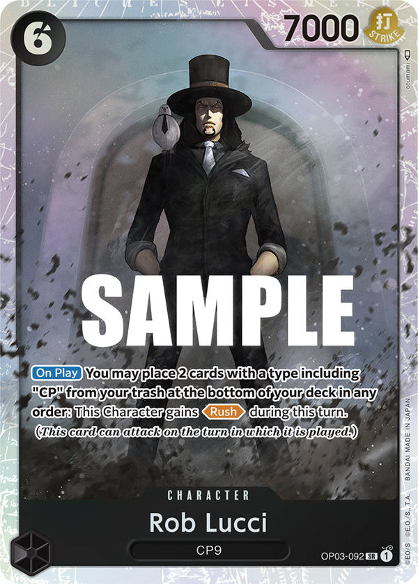 Rob Lucci One Piece card