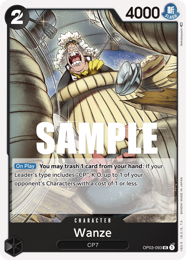 Wanze One Piece card