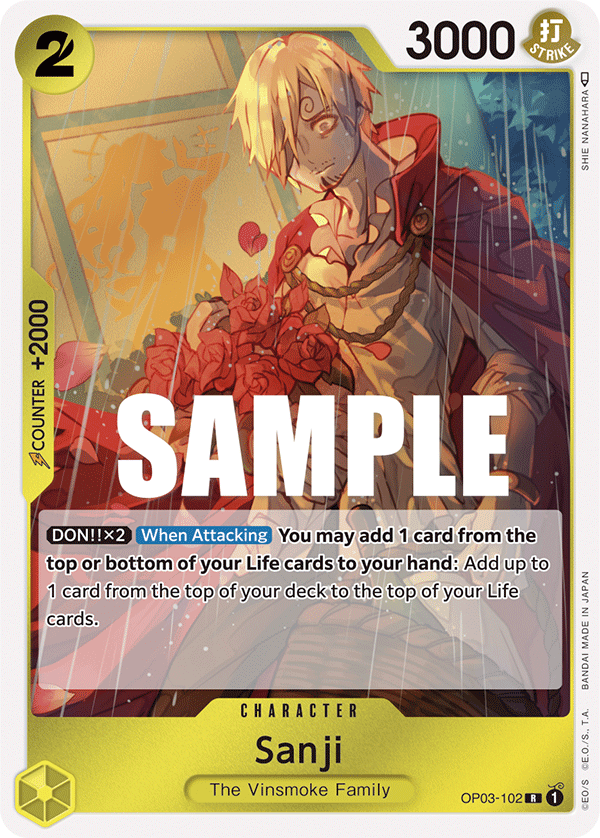 Sanji One Piece card