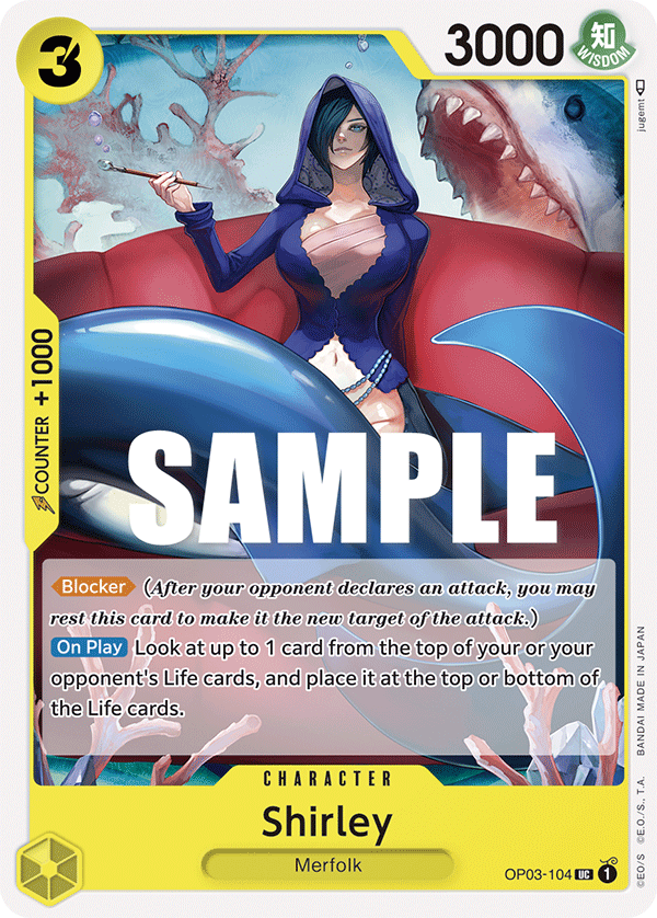Shirley One Piece card