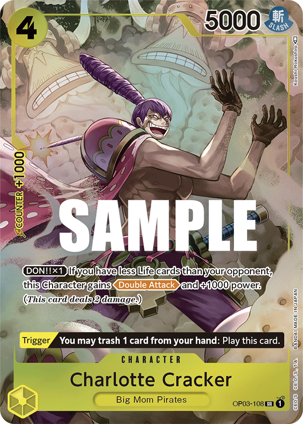 Charlotte Cracker One Piece card