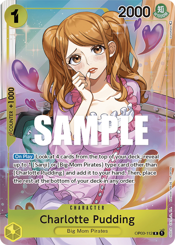 Charlotte Pudding One Piece card