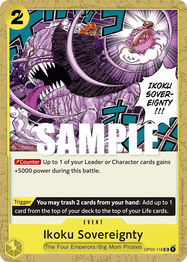 Ikoku Sovereignty One Piece card
