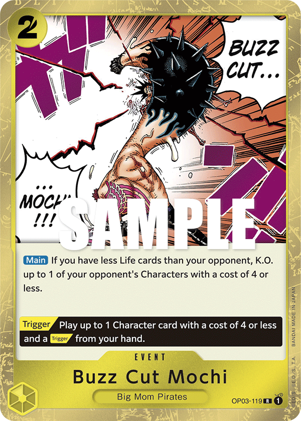 Buzz Cut Mochi One Piece card