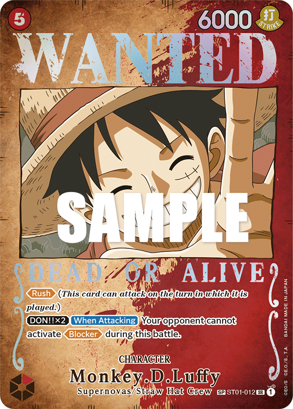 Monkey.D.Luffy One Piece card