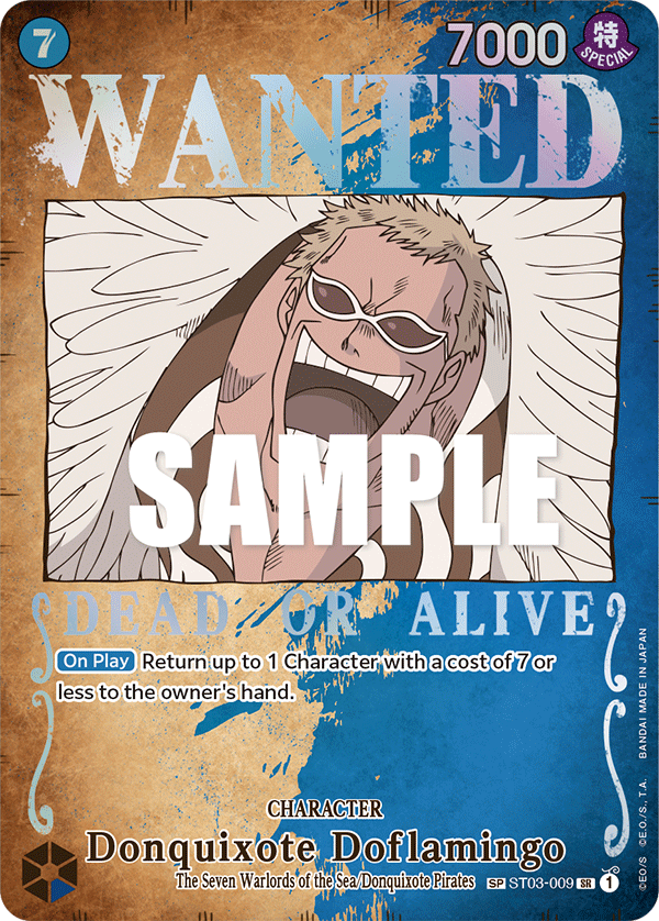 Donquixote Doflamingo One Piece card