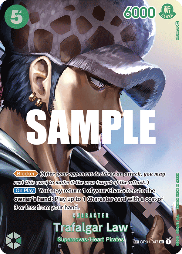 Trafalgar Law One Piece card