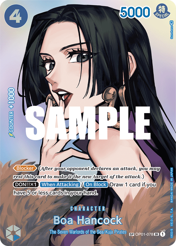 Boa Hancock One Piece card