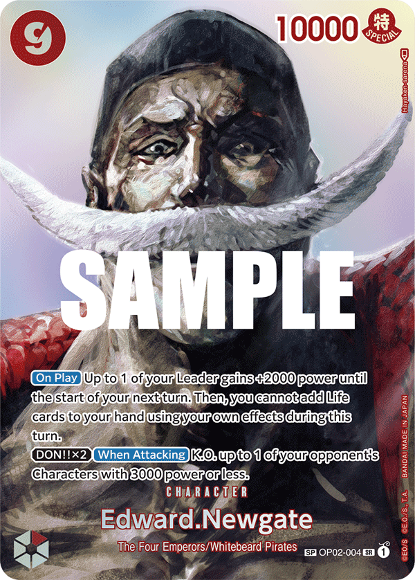 Edward.Newgate One Piece card