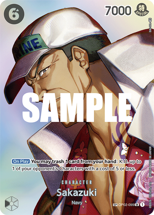 Sakazuki One Piece card