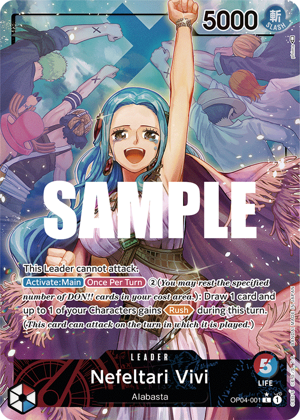 Nefeltari Vivi One Piece card