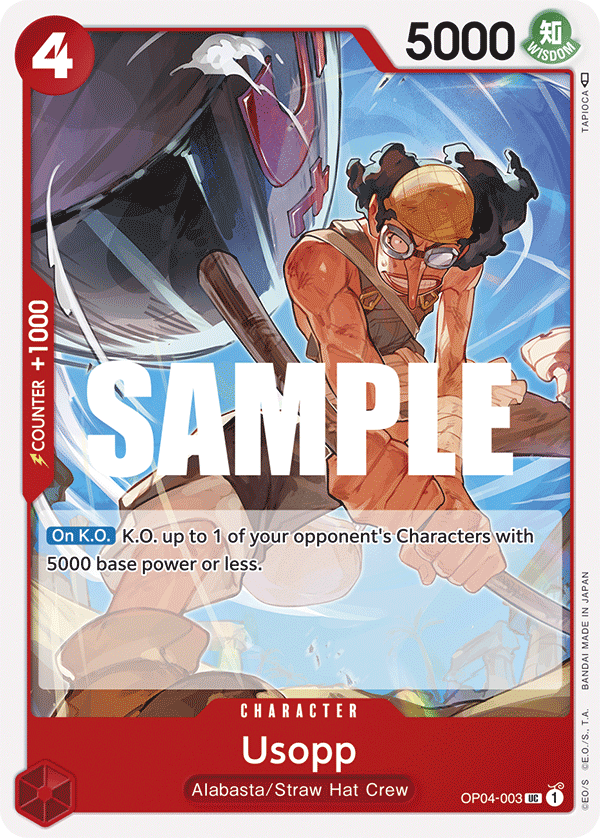 Usopp One Piece card
