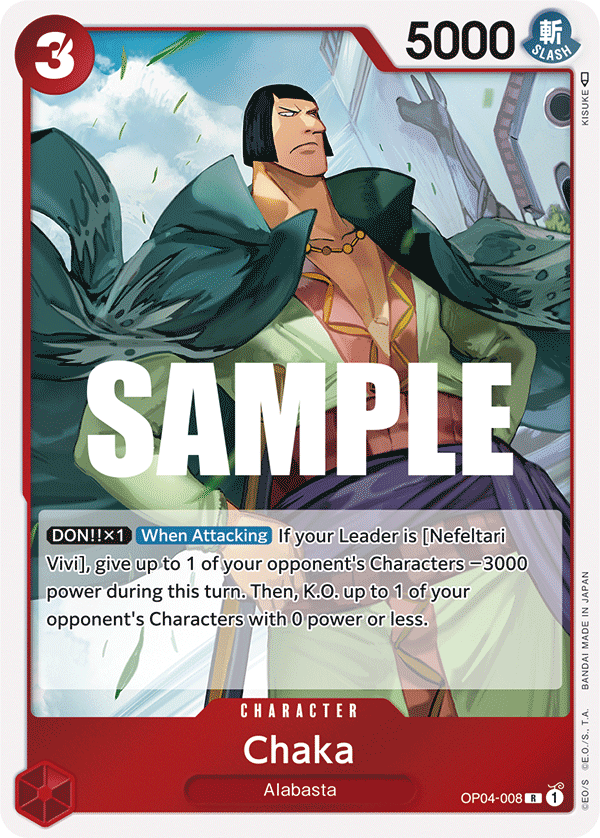 Chaka One Piece card