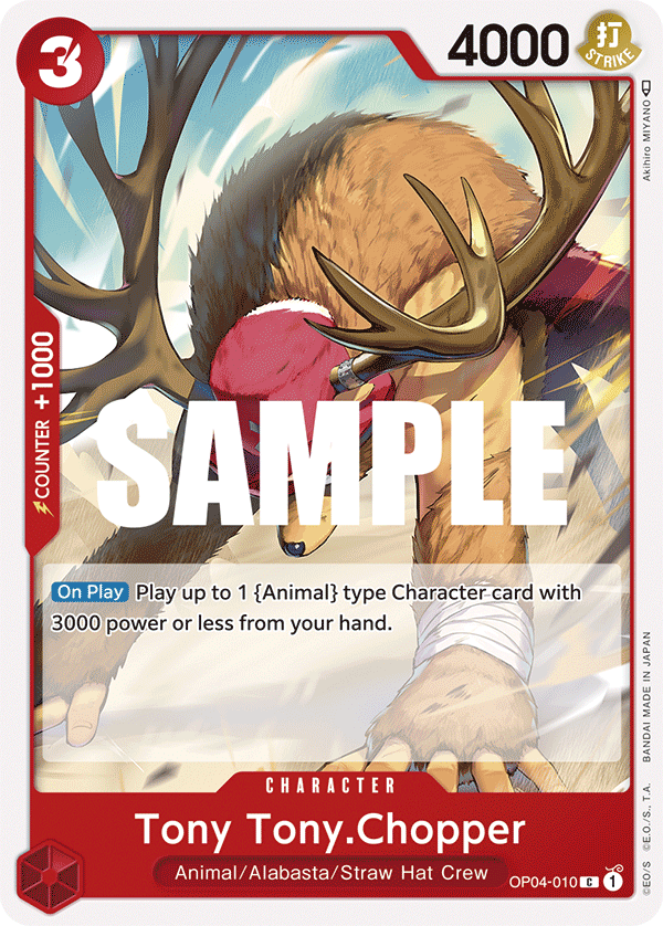 Tony Tony.Chopper One Piece card