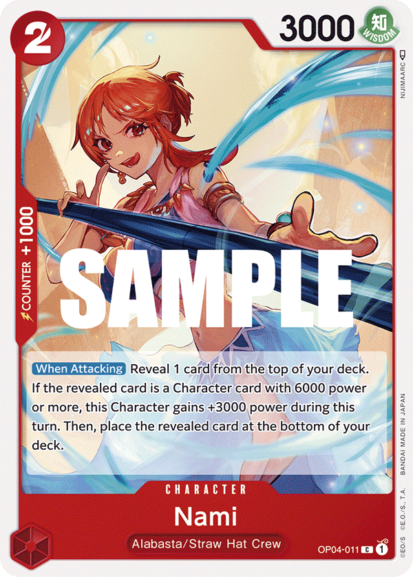 Nami One Piece card