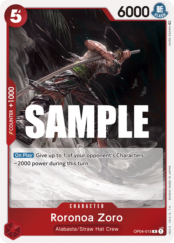 Roronoa Zoro One Piece card