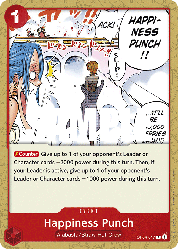 Happiness Punch One Piece card